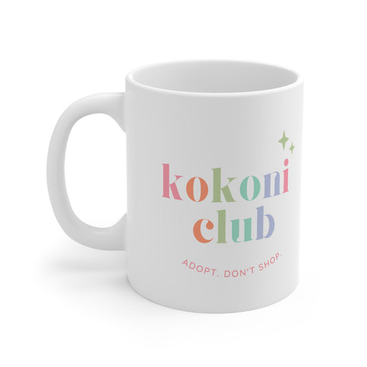 Kokoni Club Green Stripe Ceramic Mug (11oz)
