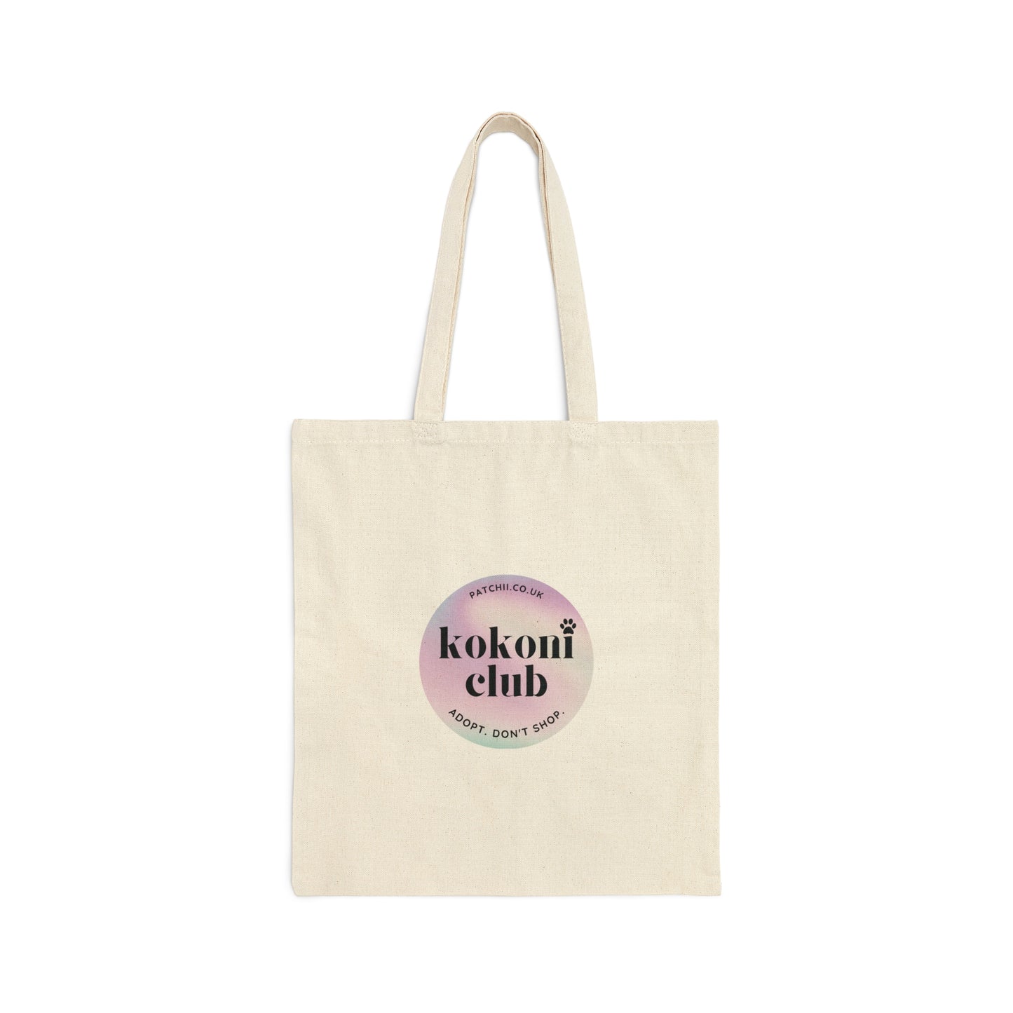 Kokoni Club Pastel Cotton Canvas Tote Bag
