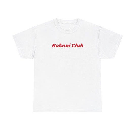 Kokoni Club Everything tee (red script)