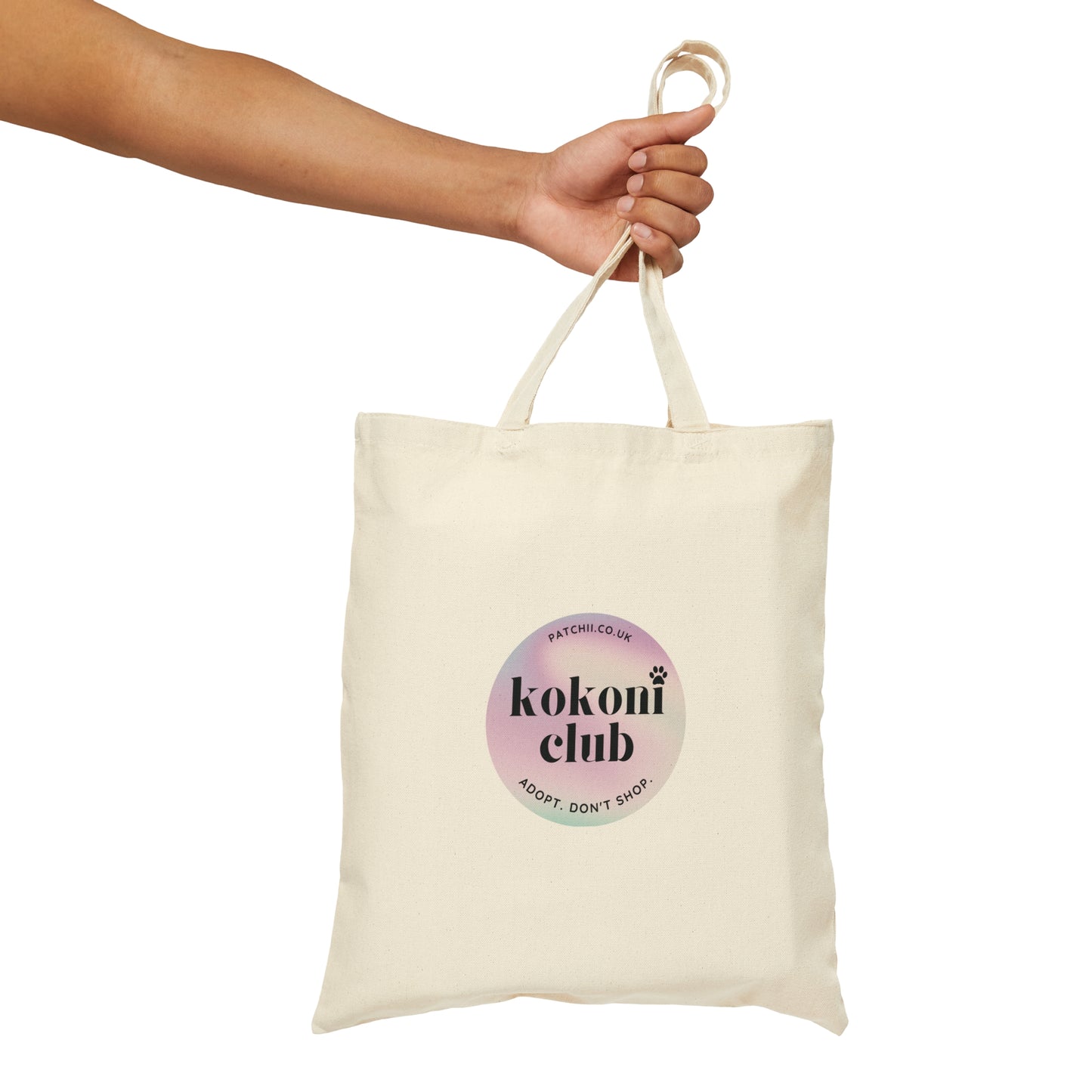 Kokoni Club Pastel Cotton Canvas Tote Bag
